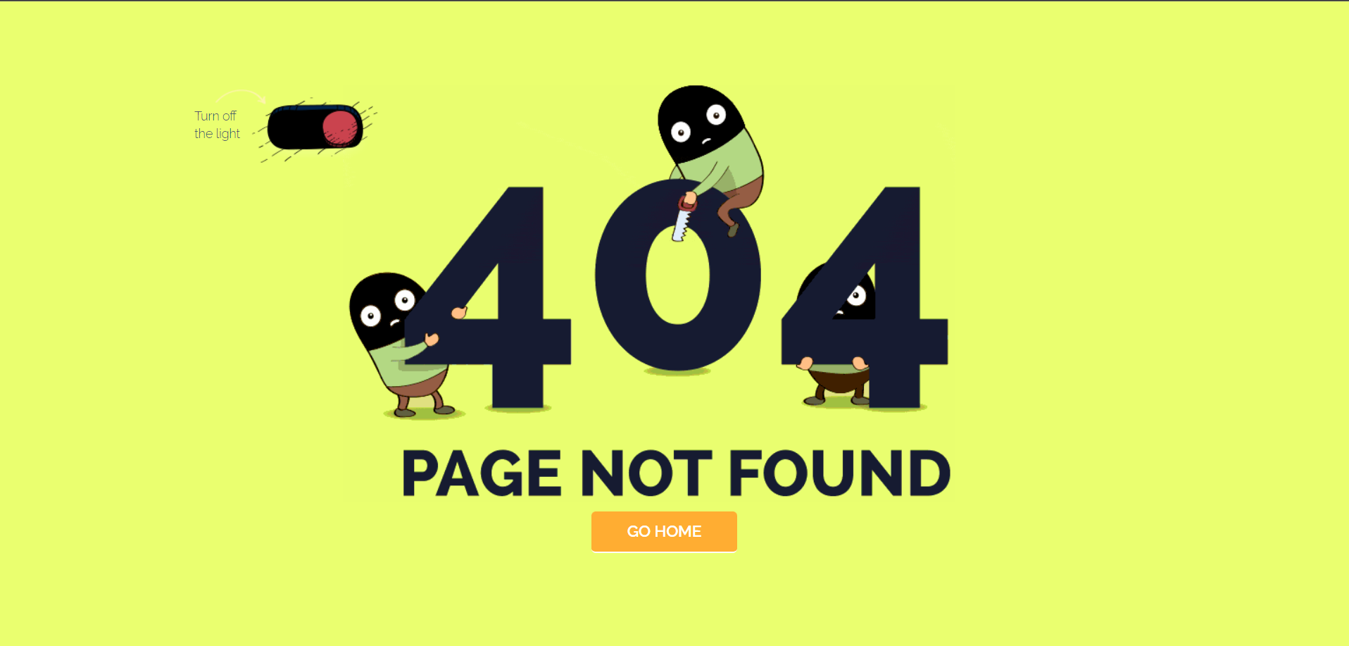 炫酷404错误页面