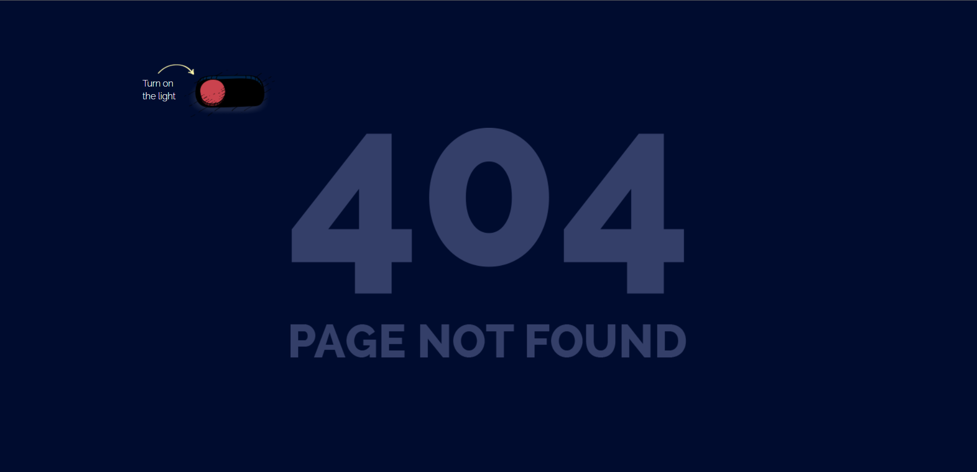 炫酷404错误页面（黑暗模式）